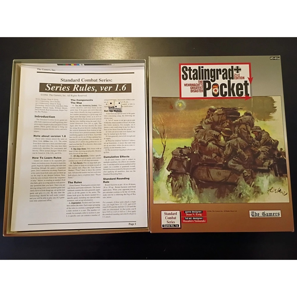 Stalingrad Pocket – The Wehrmacht's Greatest Disaster (Board Game) – Complete